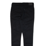 LEVI'S 711 Womens Trousers Black Slim Skinny W30 L30