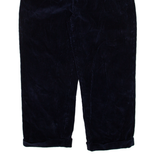 NAUTICA Mens Corduroy Trousers Blue Regular Straight W34 L25
