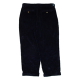 NAUTICA Mens Corduroy Trousers Blue Regular Straight W34 L25