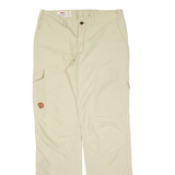 FJÄLLRÄVEN Cargo Womens Trousers Beige Relaxed Straight W29 L32