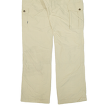 FJÄLLRÄVEN Cargo Womens Trousers Beige Relaxed Straight W29 L32