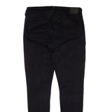 LEVI'S 711 BIG E Womens Trousers Black Slim Skinny W30 L27