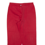 WICHELE Womens Trousers Red Regular Straight W29 L24
