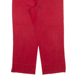 WICHELE Womens Trousers Red Regular Straight W29 L24