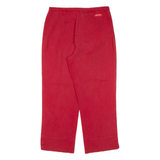 WICHELE Womens Trousers Red Regular Straight W29 L24