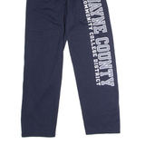 CHAMPION Wayne Country College District Womens Joggers Blue Straight S W20 L30