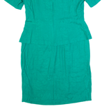 JACLYN SMITH Womens Pencil Dress Green 90s Floral Knee Length S