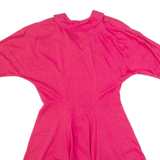 DB SPORT Womens Day Dress Pink 90s Short Sleeve Knee Length M