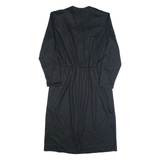 WILLOW RIDGE Womens Pencil Dress Black 90s Long Sleeve Long M