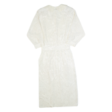 BILLY JACKS Womens Pencil Dress Cream 90s Floral Long Sleeve Long M