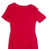 MY MICHELLE Womens Pencil Dress Red 90s Short Sleeve Knee Length M