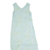 TOMMY BAHAMA Womens Maxi Dress Blue 90s Paisley Sleeveless Long L