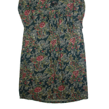 MOLLY MALLOY Womens Maxi Dress Black 90s Floral Long Sleeve Long M