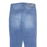 DKNY Womens Jeans Blue Slim Straight Stone Wash W30 L23