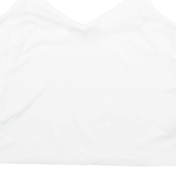 COAST Womens Vest White Sleeveless UK 12