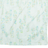 Womens Printed Top Blue Sleeveless Floral M