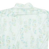 Womens Printed Top Blue Sleeveless Floral M