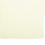 Womens Top Yellow V-Neck L