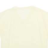 Womens Top Yellow V-Neck L