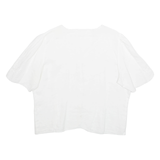 Womens Blouse White V-Neck L