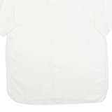 Womens Blouse White V-Neck M