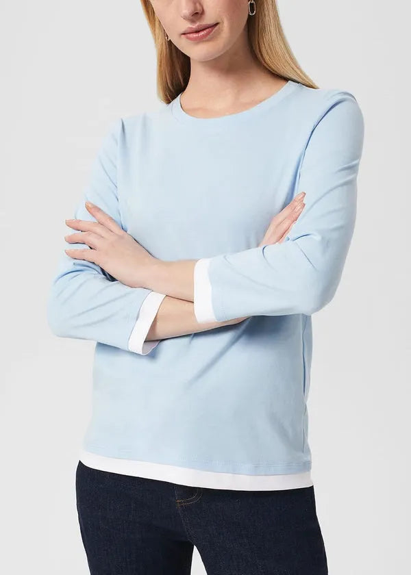 Amelie Top 0123/2183/1144l00 Dusky-Blue