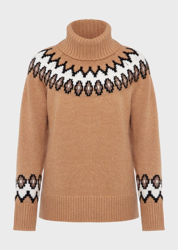 Aleena Jumper 0124/9126/3072l00 Camel-Ivory