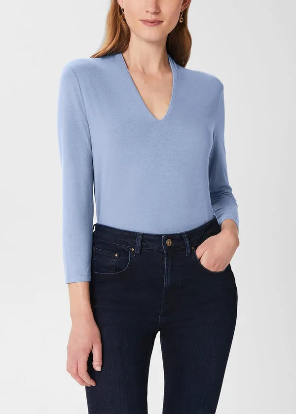 Aimee Plain Top 0223/2249/3669l00 Muted-Blue