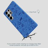 Electric Blue Hockey Postage Samsung Galaxy S25 Ultra Case