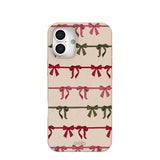 Seashell Holiday Bows iPhone 16 Plus Case