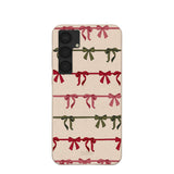 Seashell Holiday Bows Samsung Galaxy S25+(Plus) Case