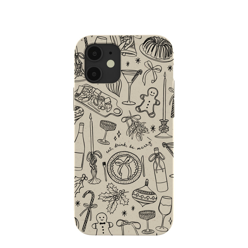 London Fog Holiday Dinner Party iPhone 12/ iPhone 12 Pro Case