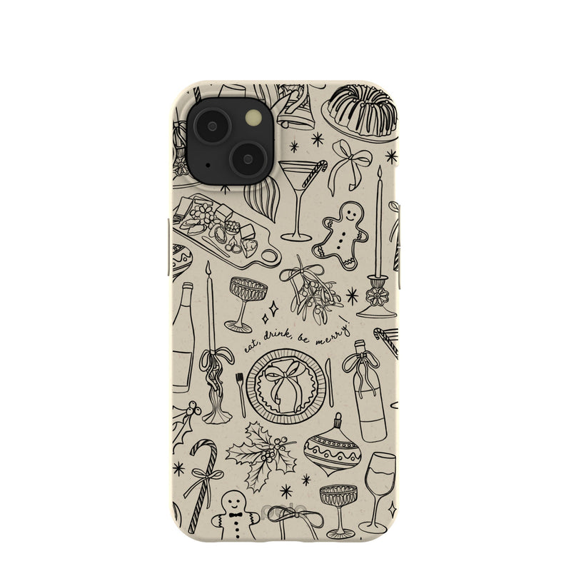 London Fog Holiday Dinner Party iPhone 13 Case