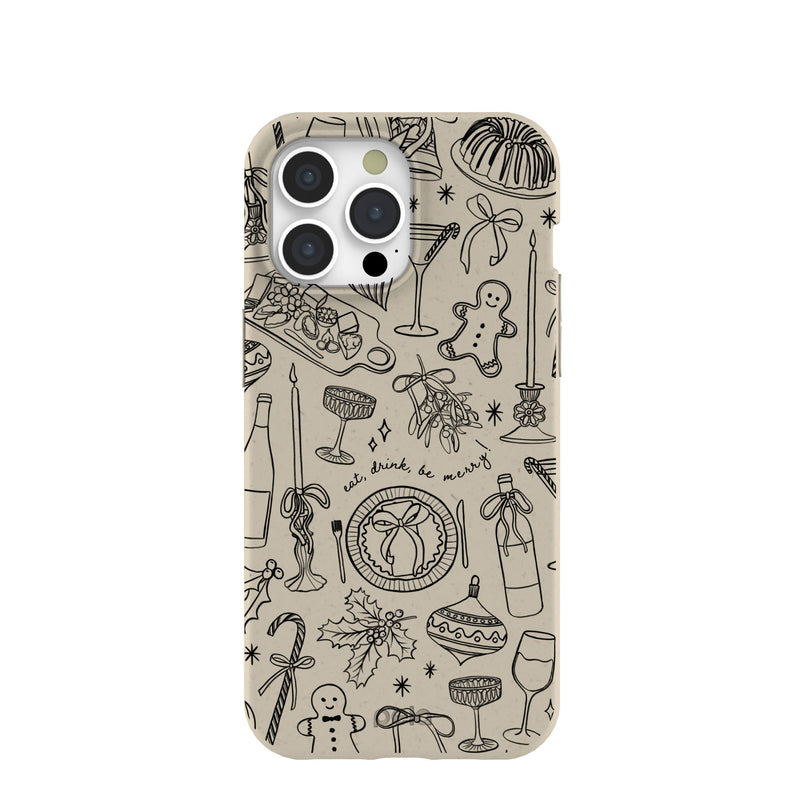 London Fog Holiday Dinner Party iPhone 15 Pro Max Case