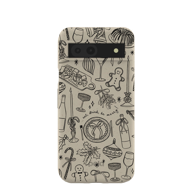 London Fog Holiday Dinner Party Google Pixel 8a Case