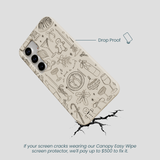 London Fog Holiday Dinner Party Samsung Galaxy S25 Case