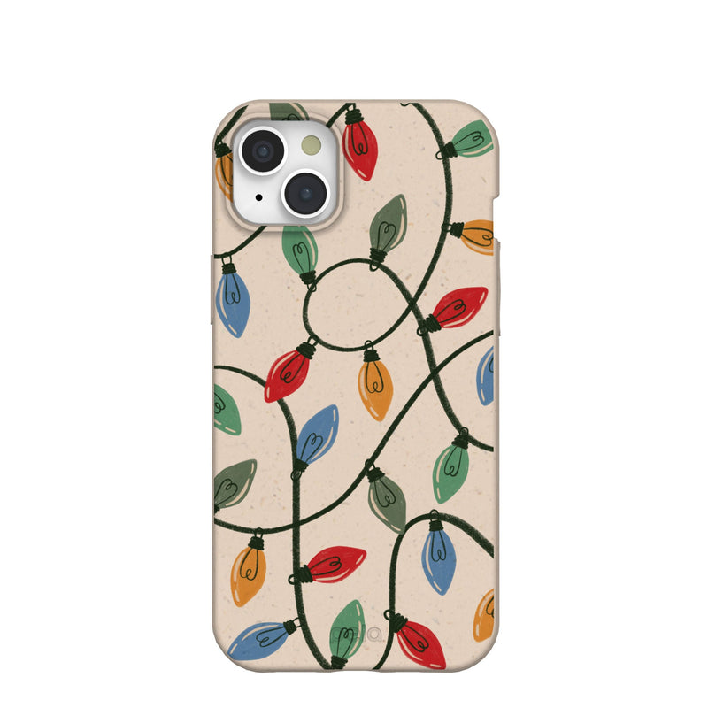 Seashell Holiday Lights iPhone 15 Plus Case