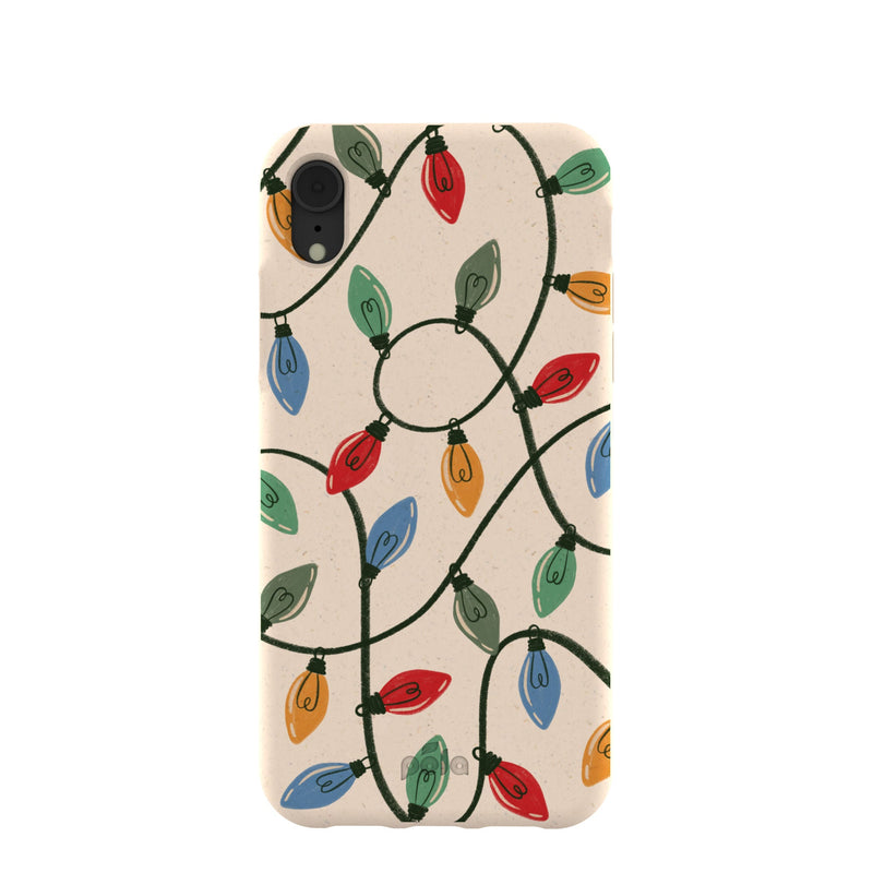 Seashell Holiday Lights iPhone XR Case