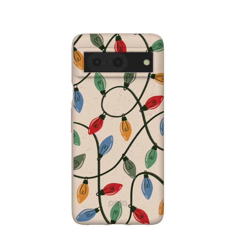 Seashell Holiday Lights Google Pixel 8 Case