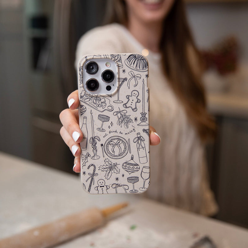 London Fog Holiday Dinner Party iPhone 15 Pro Case