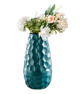 ANYDECO Flower Vase Blue Large Meteorite Nordic Style Table Decor