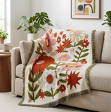 Anycozy Sunflower Design Throw Blanket – Soft Camping Mat & Cozy Home Décor