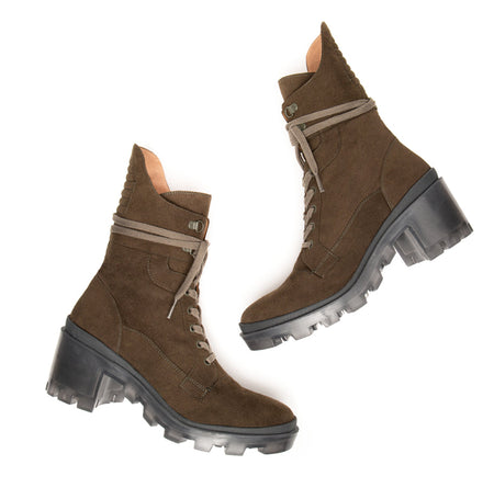 Hudson Vegan Chunky Combat Boot