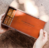 Handcrafted Leather Domino Set
