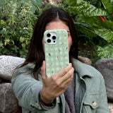 Sage Green Fall Gingham Google Pixel 8a Case