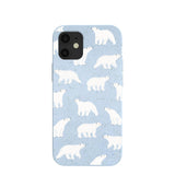 Powder Blue Ice Bears iPhone 12 Mini Case