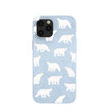 Powder Blue Ice Bears iPhone 12 Pro Max Case