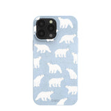 Powder Blue Ice Bears iPhone 13 Pro Max Case