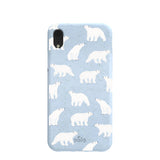 Powder Blue Ice Bears iPhone XR Case