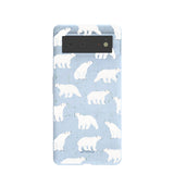 Powder Blue Ice Bears Google Pixel 6 Case